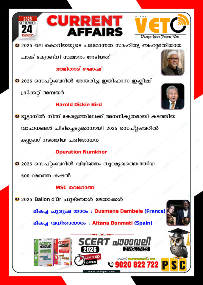 CURRENT AFFAIRS